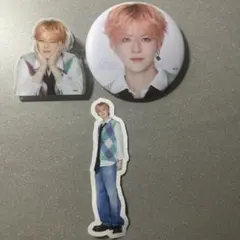 treasure ヨシ クリップ 缶バッジ　セット