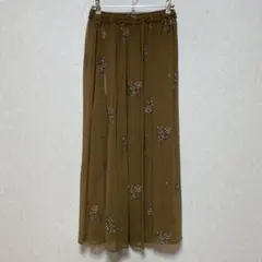アナザーエディション　シフォンロングスカートのサムネイル