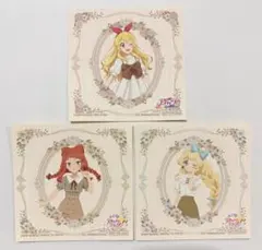 アイカツ アイカツスターズ アニメイト特典 セピア・ラ・モード ステッカー　3枚