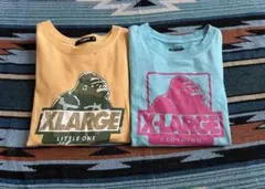X-LARGE ゴリラプリント Tシャツ2枚セット