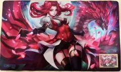 遊戯王 十六夜アキ+黒薔薇の破滅竜 プレイマット - メルカリ