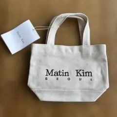 【Matin Kim】マーティンキムミニトートバッグ キャンバス