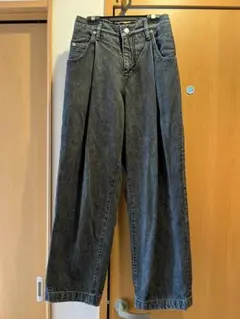 NEON SIGN Wide denim slacks Used ブラック42のサムネイル