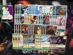 ワンピースカード　緑紫リム　デッキパーツ