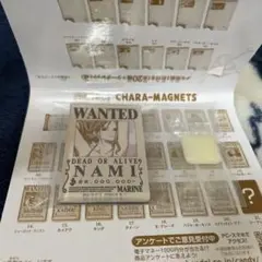 ワンピース ナミ Wantedポスター マグネット