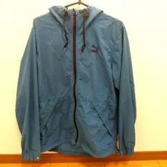 【メンズ：Ｍサイズ】PUMA チェック柄 フード付きジャケット