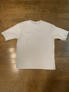 UNIQLO U エアリズムコットンオーバーサイズTシャツ　ライトグレー L