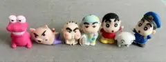 クレヨンしんちゃん フィギュア ソフビ7体