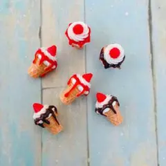 デコパーツ[1-645]　ハンドメイド かわいい　アイス