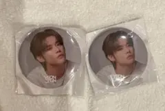 TXT ヨンジュン　缶バッジ 2個セット　ポップアップ