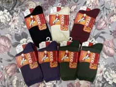 福助　満足　ソックス　靴下♡新品未使用　冷気防いで防風温活　7足セット　あったか