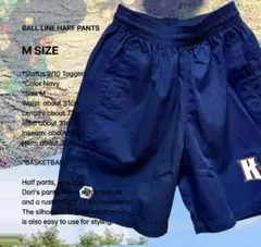 【M SIZE】BALL LINE HARF PANTS