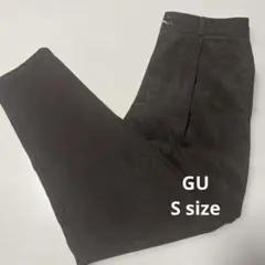 GU ジーユー コーデュロイパンツ ダークブラウン　S