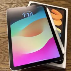 iPad mini 6 本体＋Apple Pencil＋LAUTケース付き