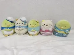 すみっコぐらし/ぬいぐるみ/ぺんぎん？/ねこ/5体セット