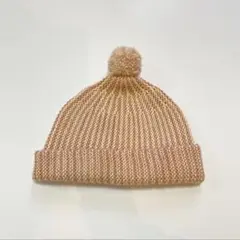Misha & Puff garter hat　parfait × buff