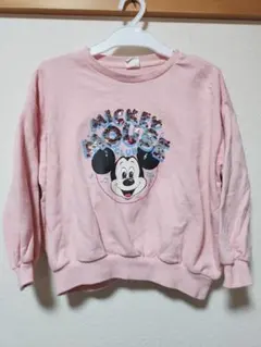 Littc✖️Disney ミッキー　トレーナー　120㎝　ディズニー100