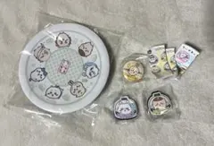 ちいかわ　くら寿司　寿司皿＋マグネット＋缶バッチセット