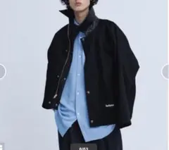 Barbour バブアー トランスポート 3レイヤー リバーシブル S 黒