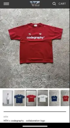 HTH × codegraphy　collaboration tシャツ