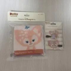ディズニーシー　リーナベル　ヘアクリップ　ハンカチ ミニタオル