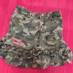 迷彩柄デニムスカート❤️130cmのサムネイル