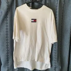 H*可様 Tommy Jeans ホワイト Tシャツ 半袖