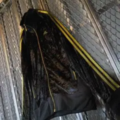 光沢ベルベット系★ベロアトラックジャケット【y2kレディースアディダス】Ｍサイズ