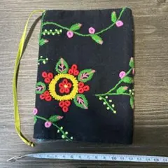 AAR JAPAN ブックカバー 刺繍 花柄
