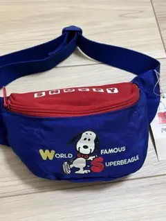 ファミリア　スヌーピー peanuts ミニウエストポーチ昭和レトロ　美品