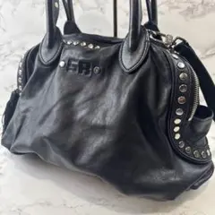 ほぼ未使用品 SONIA RYKIEL ソニアリキエル 本革 レザーハンドバッグのサムネイル