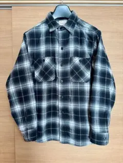 BONCOURA ワークシャツ オンブレ ネルチェック 36