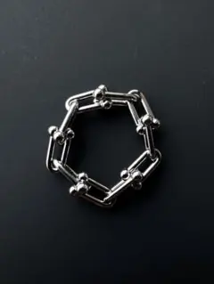 チェーンリング　ハードウェア　シルバー