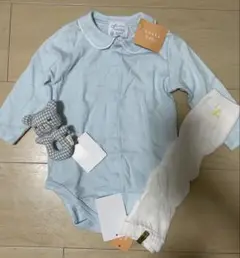 hakka baby 長袖ロンパース　レッグウォーマー　ラトル　セット