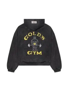 GOLD'S GYM XL フード付きパーカー GOLD'S GYM グレー フルジップパーカー XL - メルカリ