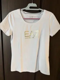 新品 タグ付き　アルマーニ　ARMANI ブランドTシャツ ホワイト L正規品のサムネイル