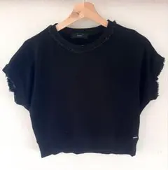 DIESEL 短丈　スウェット　 Tシャツ
