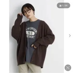 カーディガン オーバーサイズ カーディガン