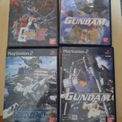 5 PS2ソフト　機動戦士ガンダムシリーズ4本セット