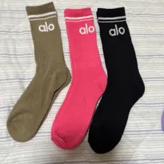 3足 アローヨガ ハーフスローバックソックス ユニセックス 23-25cm
