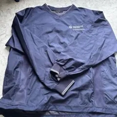 NORTH END ネイビー ビンテージVネックジャケット 2XL