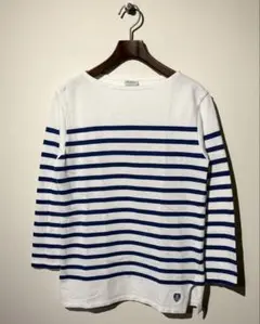 ORCIVAL / バスクシャツ / SIZE:1 / BLUE WHITE