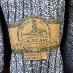 Two Feet Ahead グレー系ソックス 9-11 アメリカ製