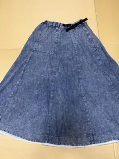デニムフレアスカート