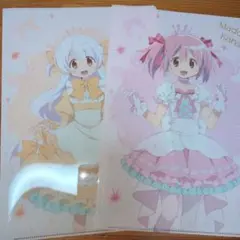 魔法少女まどか☆マギカ　鹿目まどか&百江なぎさ　クリアファイルセット