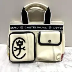 CASTELBAJAC ミニトートバッグ オフホワイト　ゴルフ