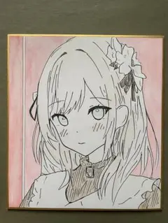 色紙イラスト　原画
