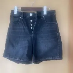 ZARA デニムショートパンツ ブラック EUR36