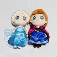 ディズニーストア　tiny アナ雪　アナ　エルサ　ぬいぐるみ　セット