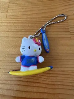 【当時物】平成レトロ ハローキティ スポーツ大好き サーフィン キーホルダー 当時物】平成レトロ ハローキティ スポーツ大好き サーフィン